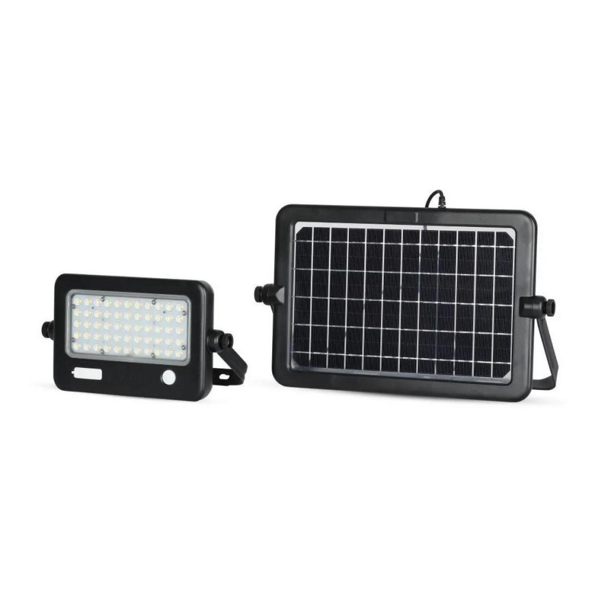LED Прожектор з регулюванням яскравості на сонячній батареї з датчиком LED/10W/3,7V 4000K IP65 7200 mAh + USB порт