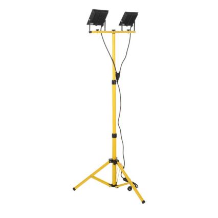 LED Прожектор зі стійкою TIGRA 2xLED/50W/230V 4000K IP54 чорний/жовтий