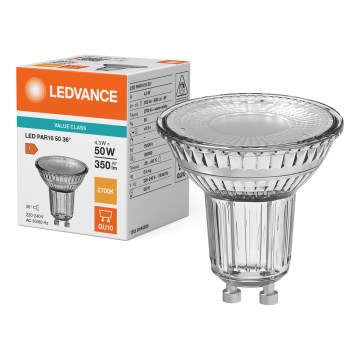 LED рефлекторна лампа PAR16 GU10/4,3 Вт/230 В 2700 К 36° - Ledvance