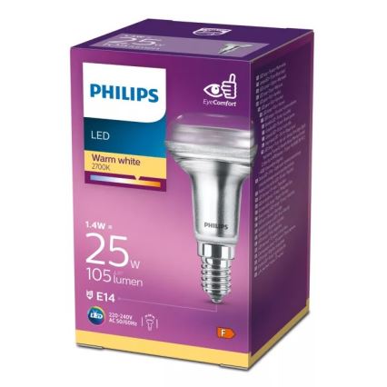 LED рефлекторна лампа Philips R50 E14/1,4W/230V 2700K