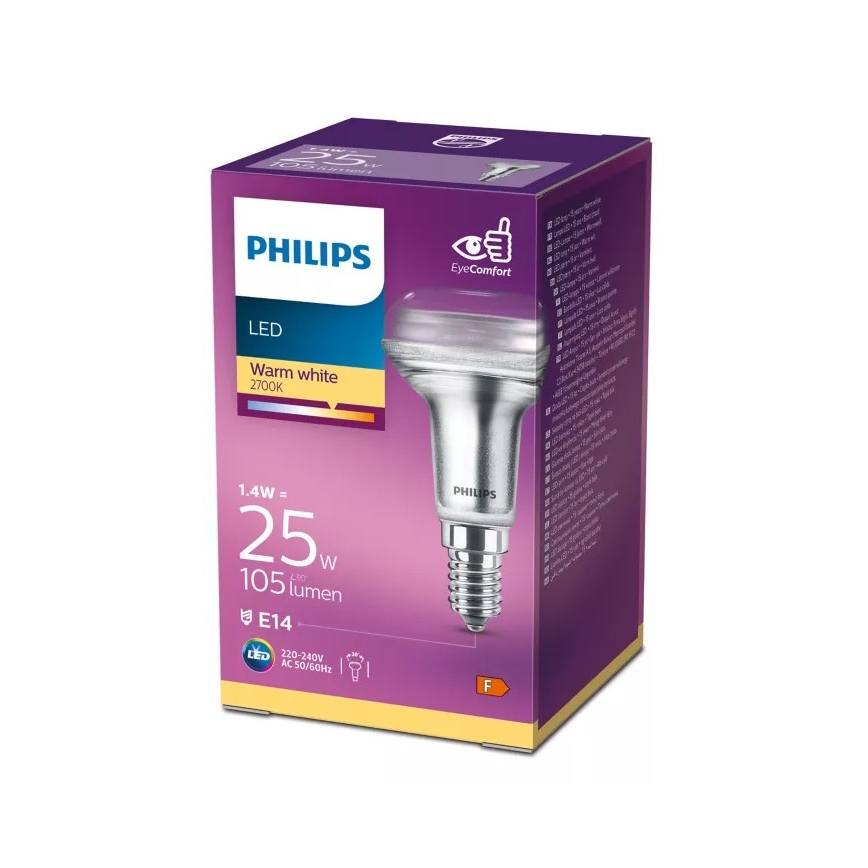 LED рефлекторна лампа Philips R50 E14/1,4W/230V 2700K