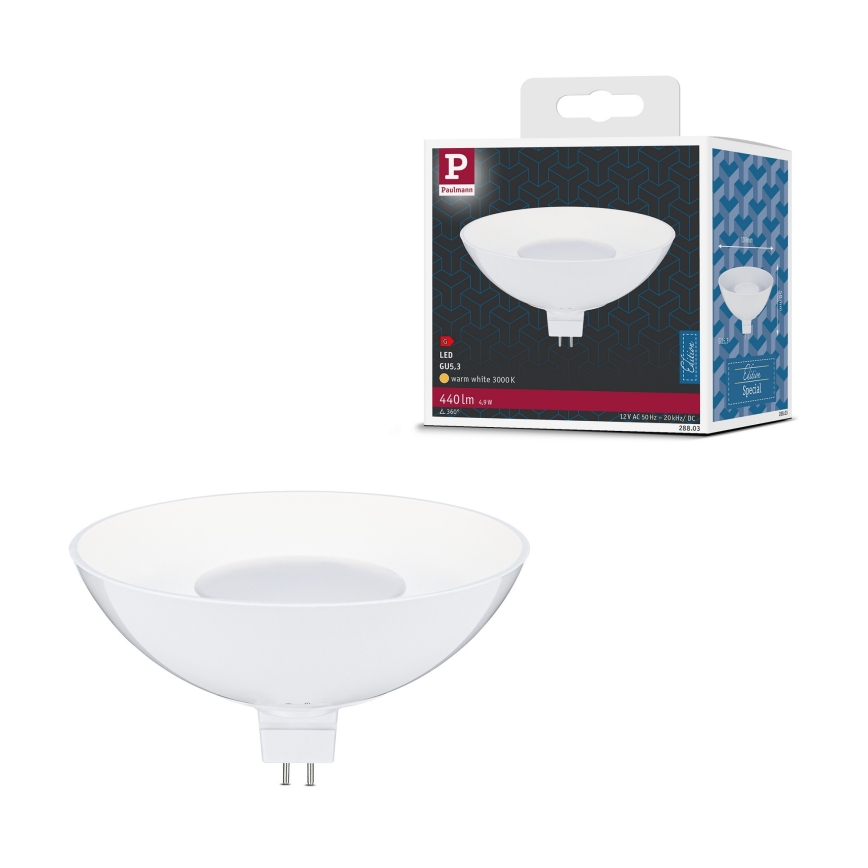 LED-рефлекторная лампа GU5,3/4,9W/12V 3000K - Paulmann 28803