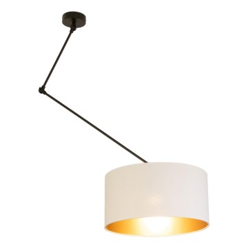 LED регулируемая люстра на штанге GORTA 1xE27/60W/230V белый/золотой