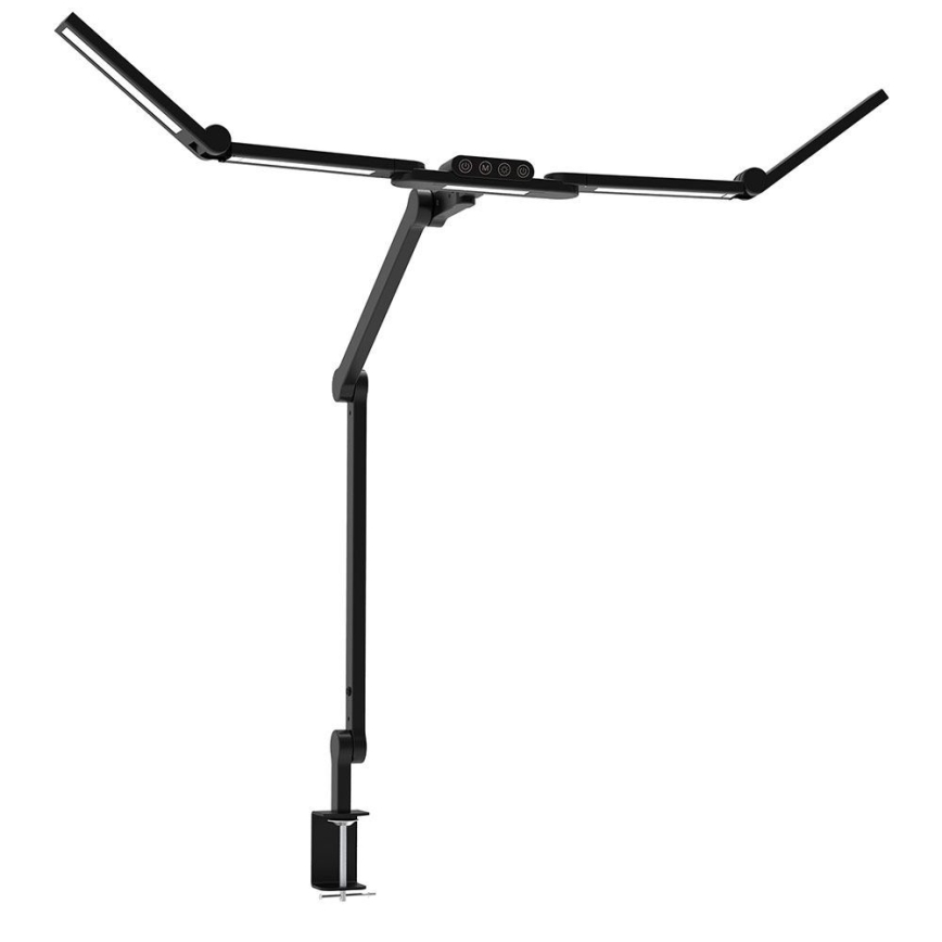 Світлодіодна регульована сенсорна гнучка настільна лампа POINTIQ LED/24W/230V 3000-6500K CRI 92 чорна