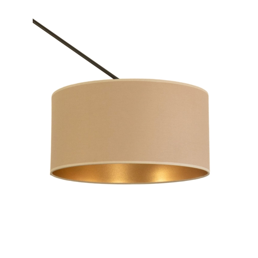 LED регульована люстра на штанзі GORTA 1xE27/60W/230V бежевий/золотий