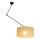 LED регульована люстра на штанзі GORTA 1xE27/60W/230V джут