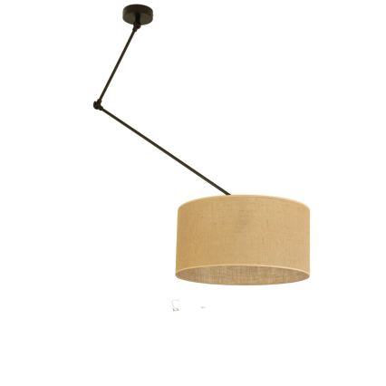 LED регульована люстра на штанзі GORTA 1xE27/60W/230V джут