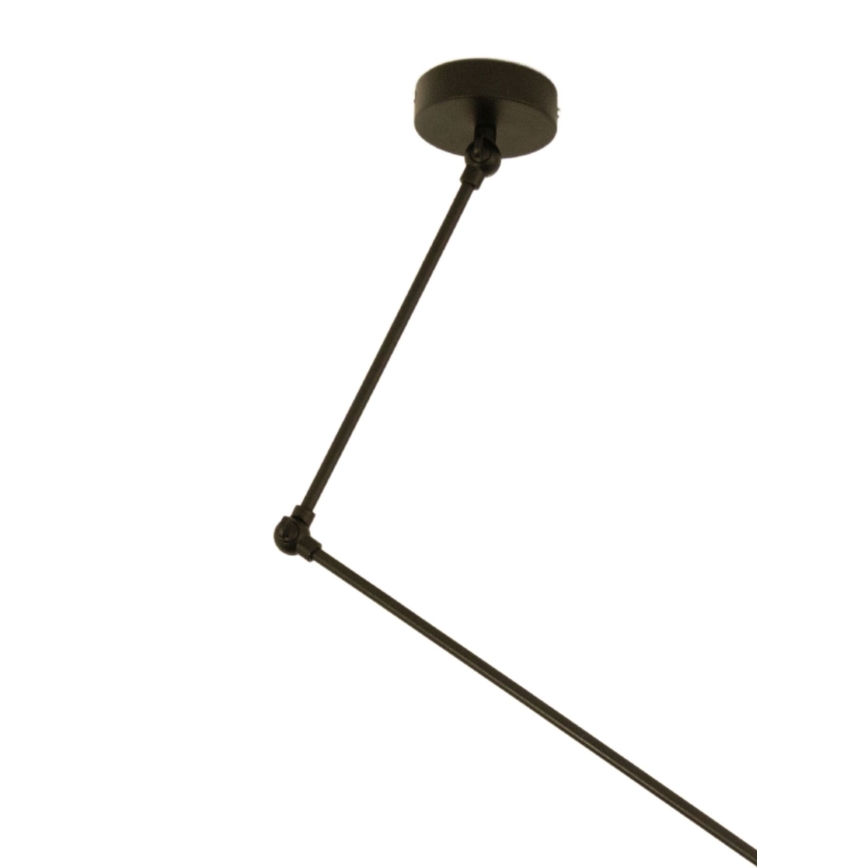 LED регульована люстра на штанзі GORTA 1xE27/60W/230V джут