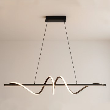 LED регульована люстра на тросі LED/50W/230V 3000-6500K 100 cm + пульт дистанційного керування