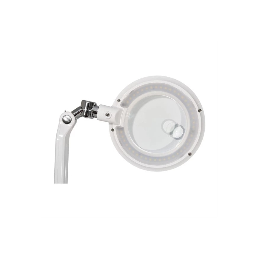 LED регульована настільна лампа зі збільшувальним склом LED/7W/230V 6500K біла
