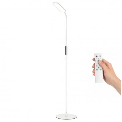 LED регульована підлогова лампа TEILO LED/10W/230V 3000/4000/6500K біла + пульт дистанційного керування