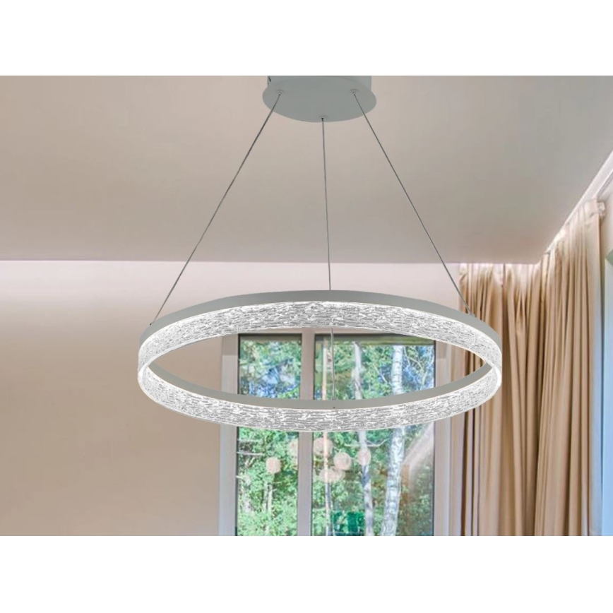 LED люстра з регулюванням яскравості на тросі ALIANZ LED/45W/230V 3000-6000K діам. 60 cm + дистанційне керування