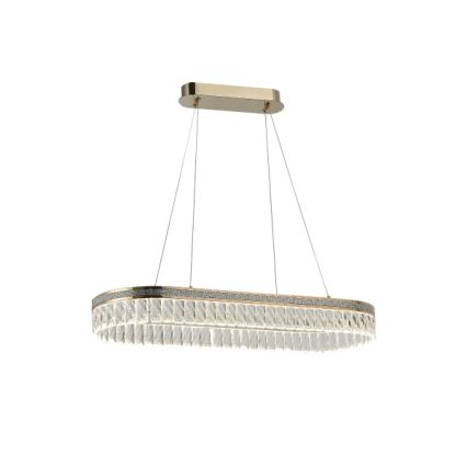 Кришталева LED-люстра THALIA на тросі, з регулюванням яскравості, LED/50W/230V 3000-6000K + пульт дистанційного керування