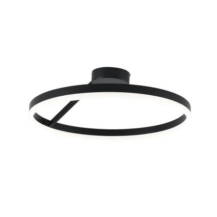 Світлодіодна регульована накладна люстра LED/40W/230V 3000-6500K чорна + дистанційне керування