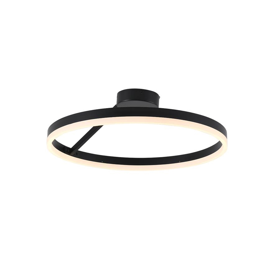 Світлодіодна регульована накладна люстра LED/40W/230V 3000-6500K чорна + дистанційне керування