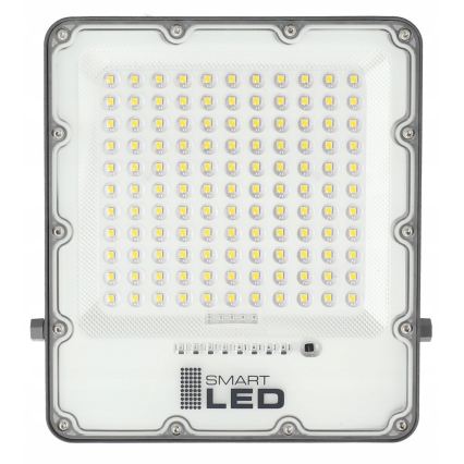 LED затемнюваний сонячний прожектор LED/150W/3,2V 5000K 15000 mAh IP65 чорний + пульт дистанційного керування
