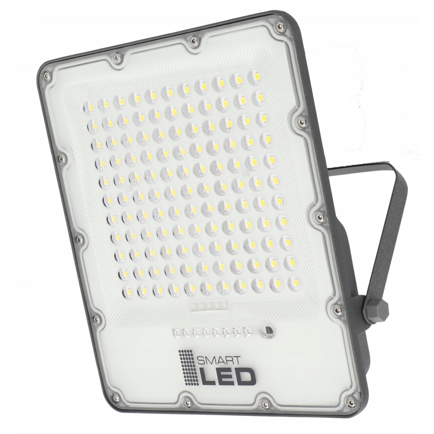 LED затемнюваний сонячний прожектор LED/150W/3,2V 5000K 15000 mAh IP65 чорний + пульт дистанційного керування