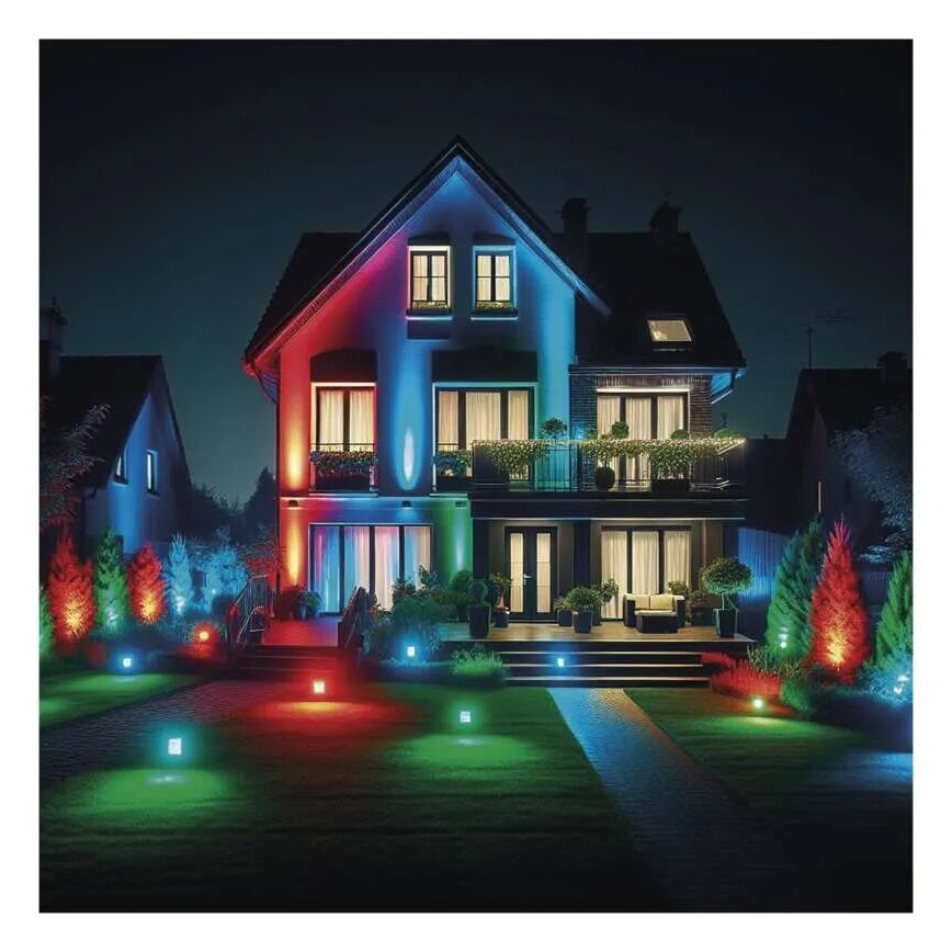 LED RGB+CCT Прожектор з регулюванням яскравості GoSmart LED/20W/230V 3000-6500K IP65 Wi-Fi Tuya