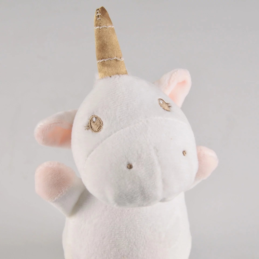 Светодиодный RGB ночник для детей с мелодией, питание 3xAAA/5V, единорог