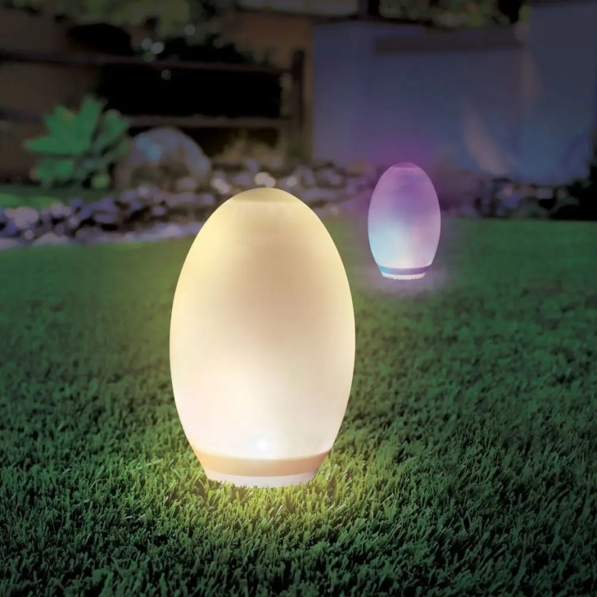LED RGB Декоративна лампа на сонячній батареї 0,2W/1xAA IP44 500 mAh