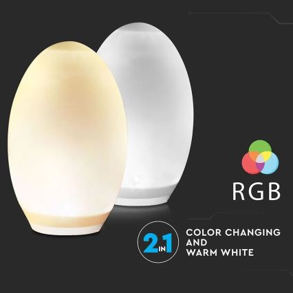 Світлодіодна RGB декоративна сонячна лампа 0,2 Вт/1xAA IP44 500 мАг