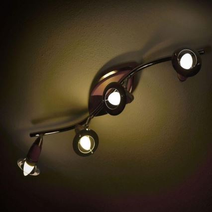 LED RGB Диммируемая лампа E14/3,5W/230V 6400K + пульт дистанционного управления