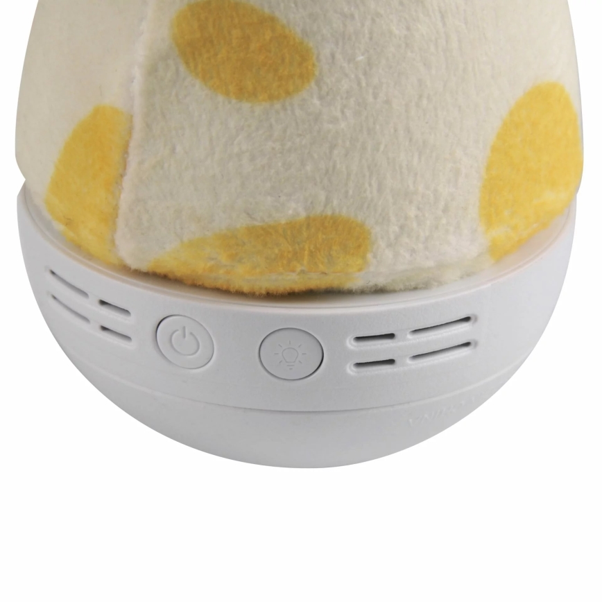 Світлодіодна RGB дитяча нічна лампа з мелодією 3xAAA/5V жирафа