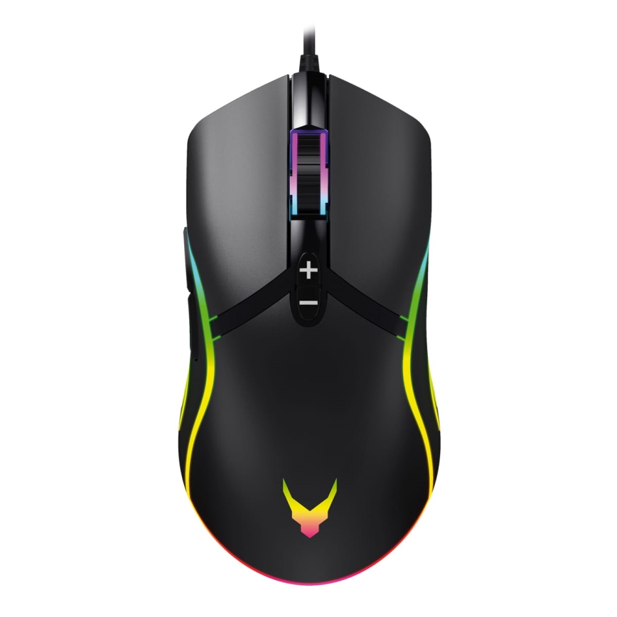 LED RGB Геймерська миша VARR 1000/1600/3200/6400 DPI 7 кнопок