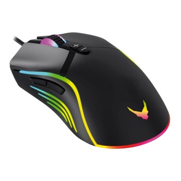LED RGB Геймерська миша VARR 1000/1600/3200/6400 DPI 7 кнопок
