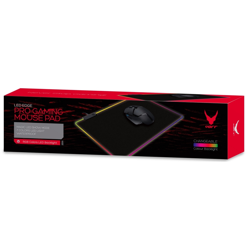 LED RGB Ігровий килимок для мишки VARR
