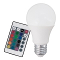 LED RGB лампочка з регулюванням яскравості A60 E27/6W/230V 3000K - Eglo