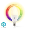 LED RGB Лампочка з регулюванням яскравості Smartlife E14/4,9W/230V Wi-Fi 2700-6500K