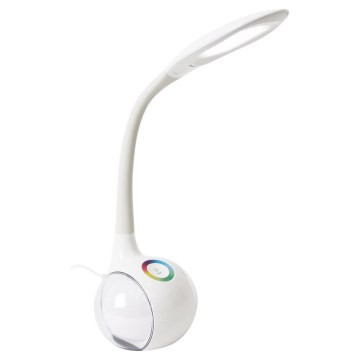LED RGB Настільна лампа з регулюванням яскравості LED/7W/230V білий