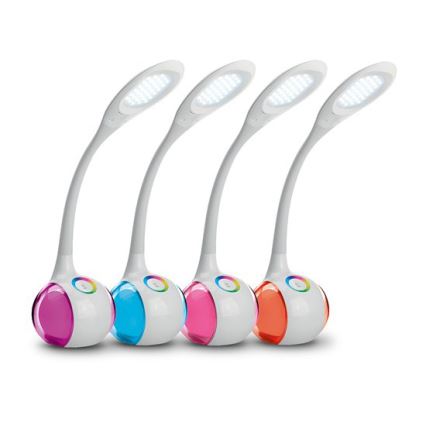 LED RGB Настільна лампа з регулюванням яскравості LED/7W/230V білий