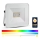 LED RGB Прожектор LED/20W/230V IP65 білий