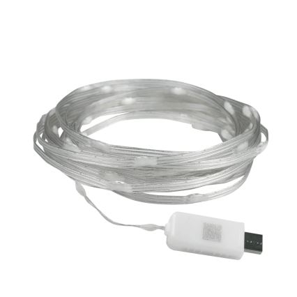 LED RGB Різдвяна гірлянда LED/10W/5V 10 м USB + пульт дистанційного керування