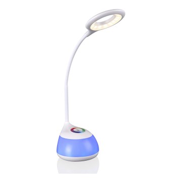LED RGB Сенсорна настільна лампа з регулюванням яскравості GALACTIC LED/5W/230V 1800 mAh