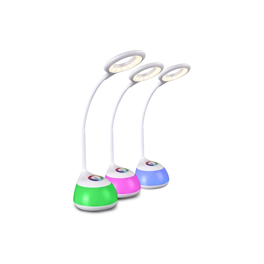 LED RGB Сенсорна настільна лампа з регулюванням яскравості GALACTIC LED/5W/230V 1800 mAh
