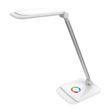 LED RGB Сенсорна настільна лампа з регулюванням яскравості LED/18W/230V + USB
