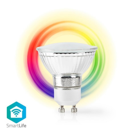 LED RGB Смарт-лампочка з регулятором яскравості GU10/5W/230V 2700K