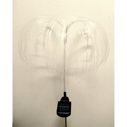 LED RGB солнечный светильник LED/1,2V 300 mAh IP44 черный