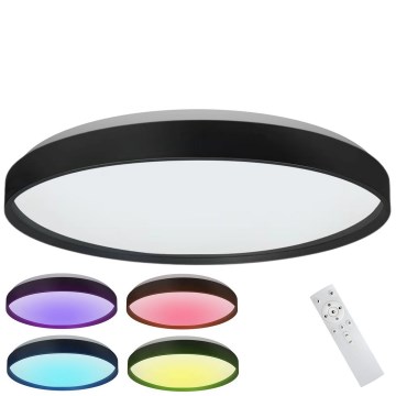 LED RGB стельовий світильник з регулюванням яскравості RINGO LED/36W/230V + пульт дистанційного керування