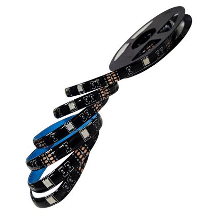 LED RGB Стрічка з регулюванням яскравості LED/6W/5V USB 2 м + пульт дистанційного керування