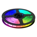 LED RGB світлодіодна стрічка з регулюванням яскравості LED/26W/230V 20 m + пульт дистанційного керування