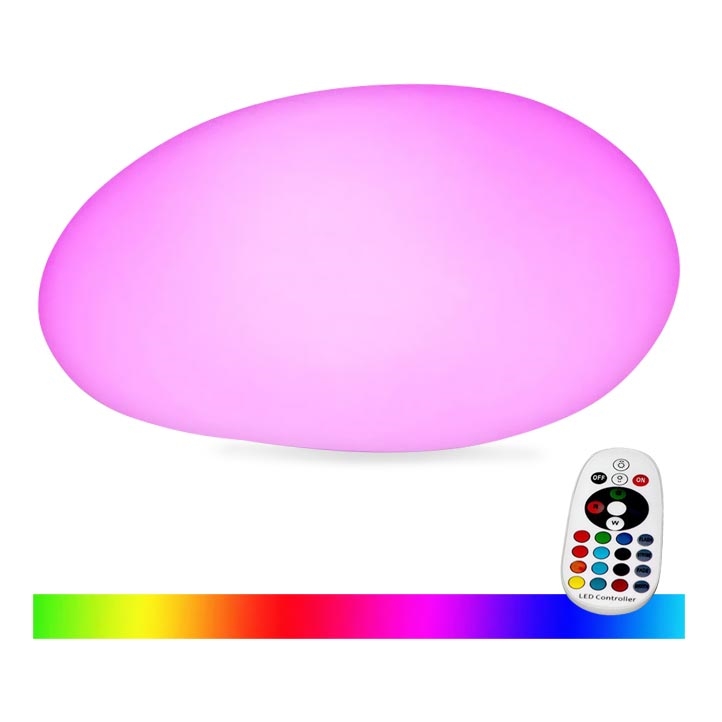 LED RGB Вулична лампа з регулюванням яскравістю LED/1W/230V 28см IP67 + ДК
