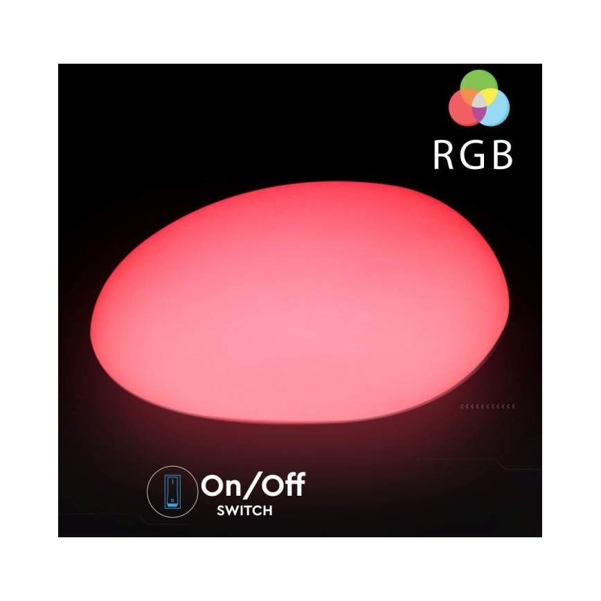 LED RGB Вулична лампа з регулюванням яскравістю LED/1W/230V 28см IP67 + ДК