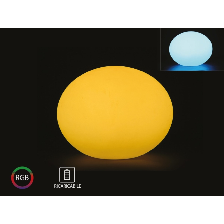 LED RGB Вулична лампа з регулюванням яскравості LED/1W/230V 20см IP67 + ДК