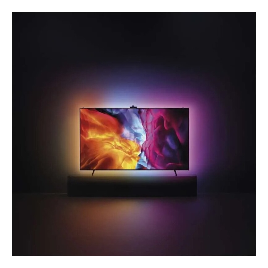 LED RGBIC Стрічка для телевізора з регулюванням яскравості GoSmart LED/24W/230V 55“