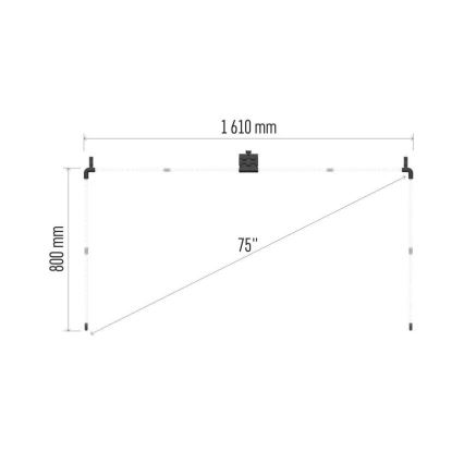 LED RGBIC Стрічка для TV GoSmart LED/24W/230V 75“