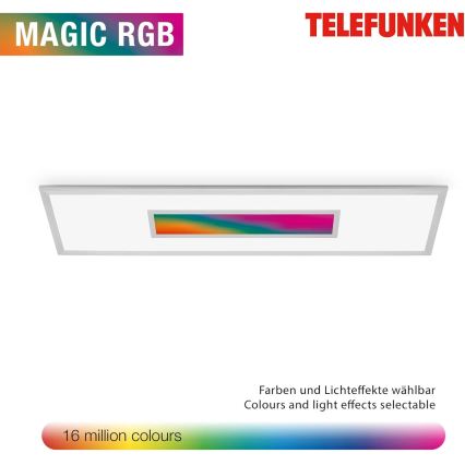 LED RGBW Диммируемая панель LED/20W/230V 3000-6500K 25x100 cm серебристая + пульт дистанционного управления